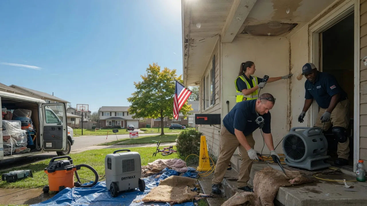 Water Damage Restoration in Tovey, IL near me
